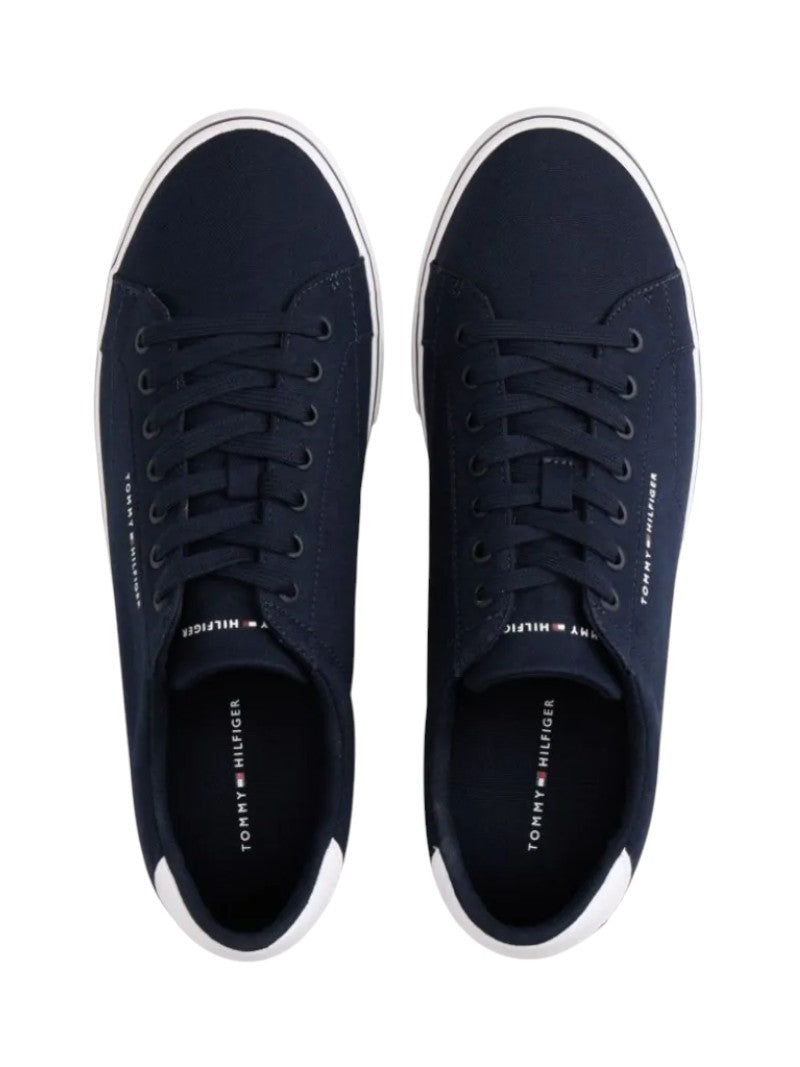 Sneakers Tommy Hilfiger in Tela con Logo in Rilievo | Wellington Jeans