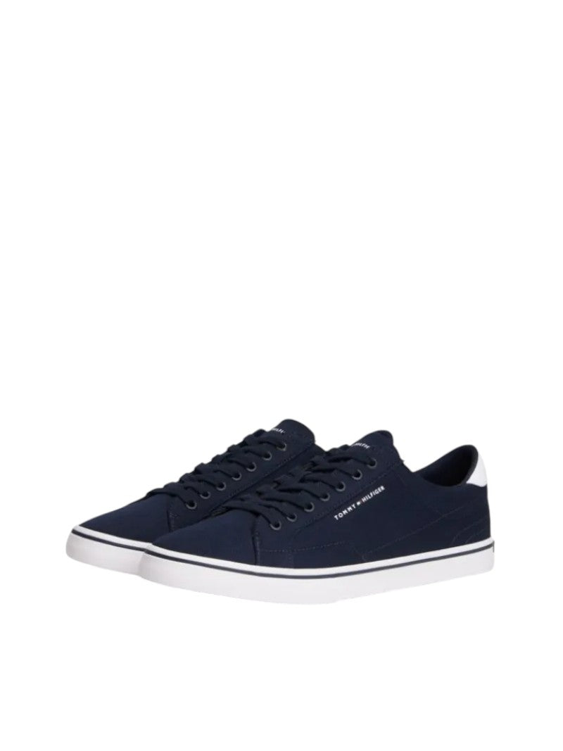 Sneakers Tommy Hilfiger in Tela con Logo in Rilievo | Wellington Jeans