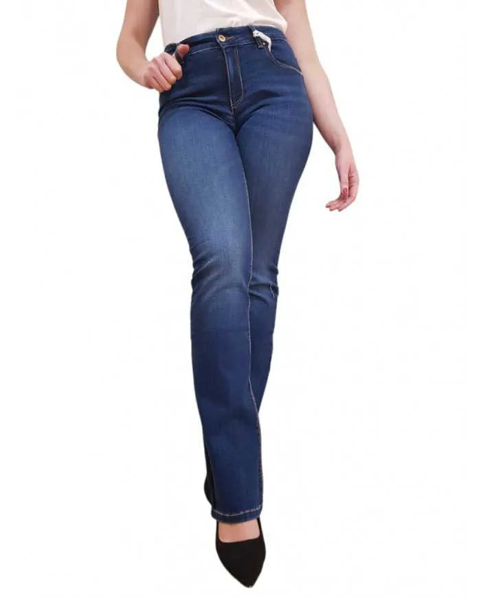 Fracomina: Jeans Bella B 1 Regular a Gamba Dritta