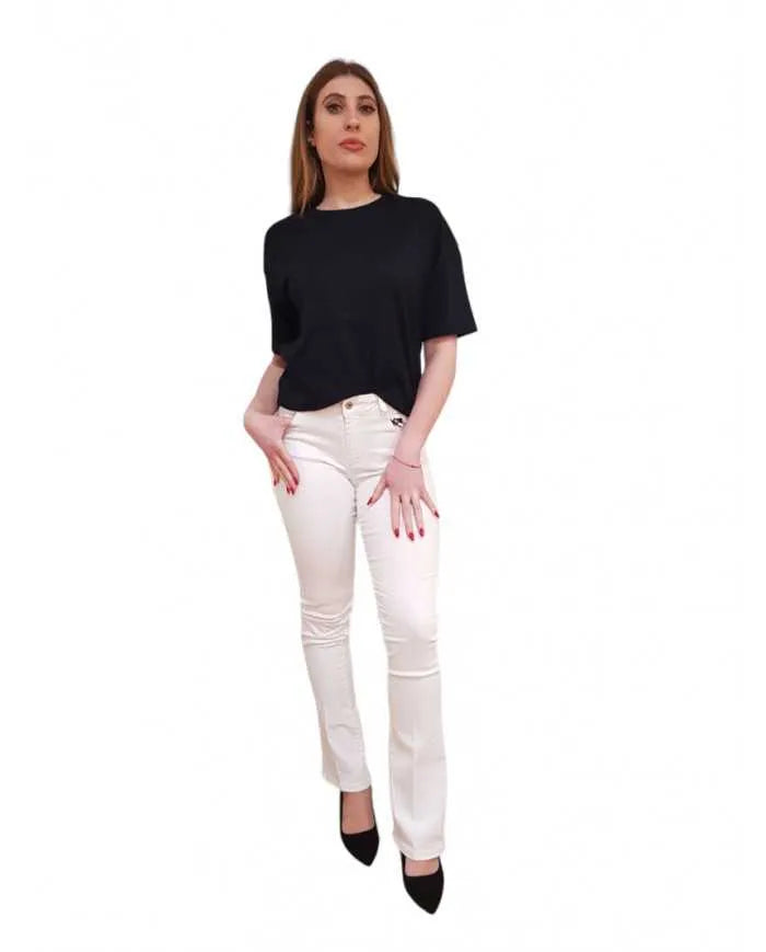 T-shirt Fracomina Donna Over in Jersey di Cotone | Wellington Jeans