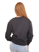 Felpa Donna Fracomina Girocollo Logo Strass | Wellington