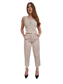 Pantaloni Carrot Fracomina Chino Balloon Cotone | Wellington