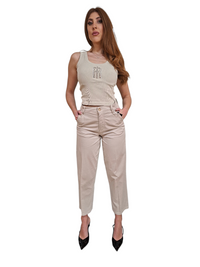 Pantaloni Carrot Fracomina Chino Balloon Cotone | Wellington