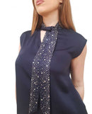 Blouse Fracomina Giromanica Seta e Strass | Wellington Jeans