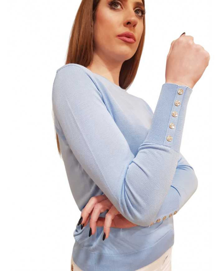 Maglia Fracomina Girocollo Seta e Tencel | Wellington Jeans