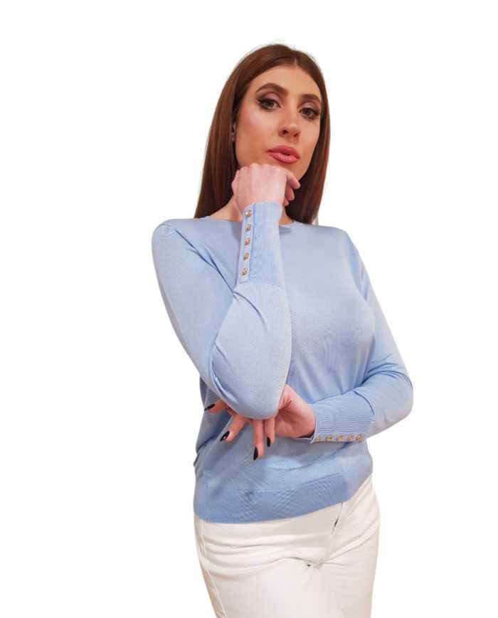 Maglia Fracomina Girocollo Seta e Tencel | Wellington Jeans
