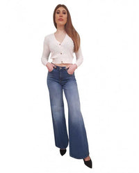 Cardigan Fracomina Viscosa Scollo a V Fluid Fit | Wellington Jeans
