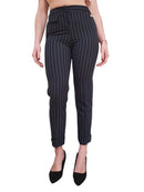 Pantalone Chino Fracomina Gessato a Vita Alta | Wellington