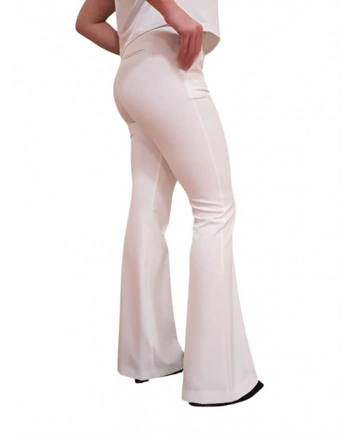 Pantalone Fracomina Bootcut Tessuto Tecnico - Wellington Jeans