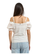 Maglia Donna Fracomina Slim Traforata | Wellington
