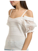 Maglia Donna Fracomina Slim Traforata | Wellington