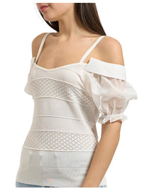 Maglia Donna Fracomina Slim Traforata | Wellington