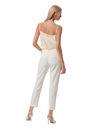 Pantalone Fracomina Regular Chino Donna Stretch | Wellington Jeans
