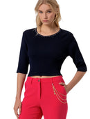Pantalone Fracomina Bootcut Chino Donna Stretch | Wellington Jeans