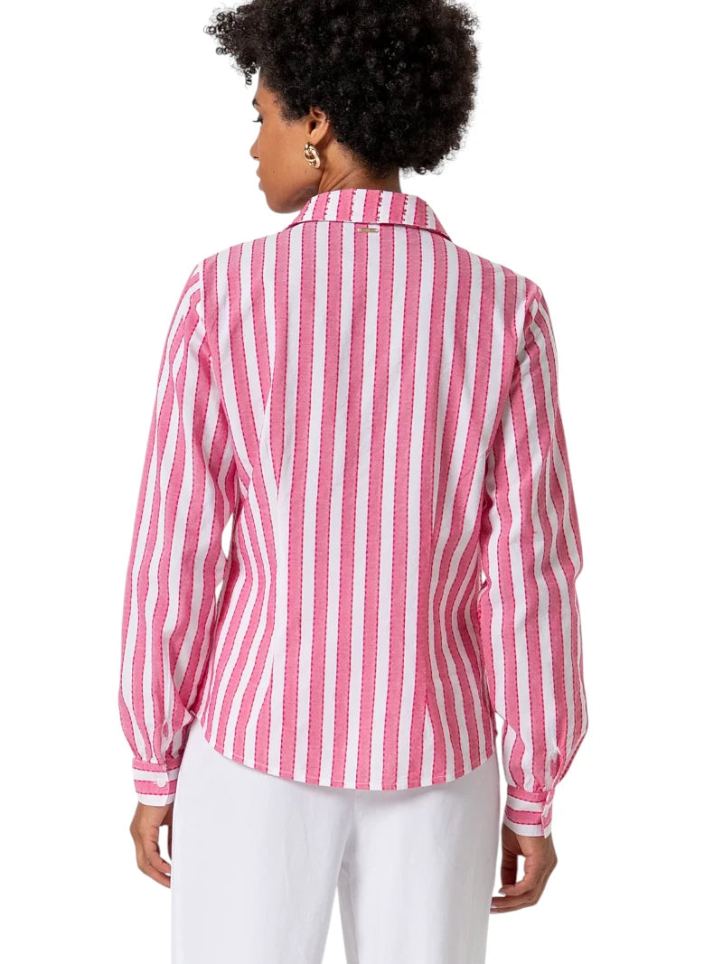 Camicia Fracomina Donna Regular in Cotone a Righe | Wellington Jeans