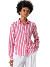 Camicia Fracomina Donna Regular in Cotone a Righe | Wellington Jeans