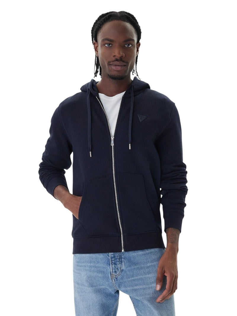 Felpa Uomo Guess con Cappuccio e Zip Regular | Wellington
