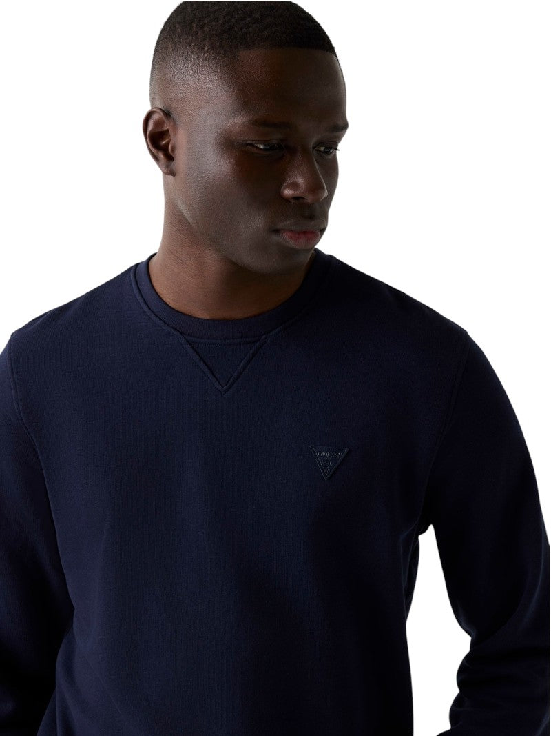 Felpa Uomo Guess Girocollo Basic Slim Fit | Wellington