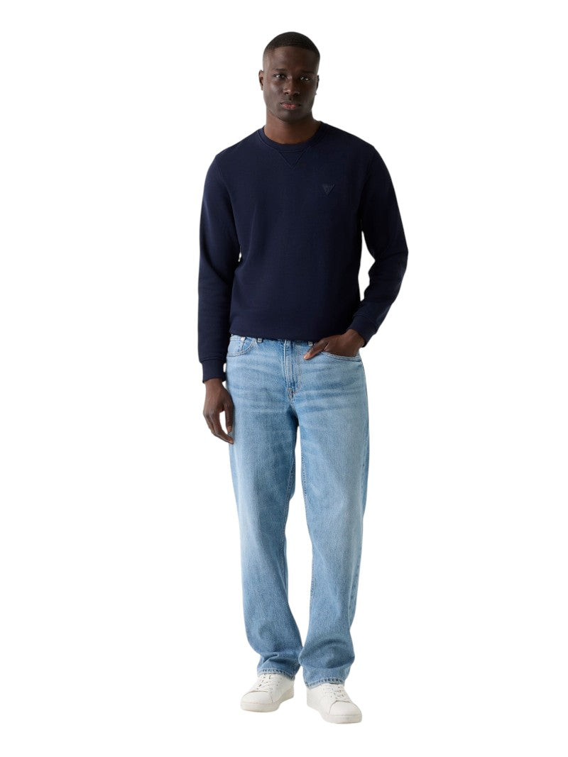 Felpa Uomo Guess Girocollo Basic Slim Fit | Wellington