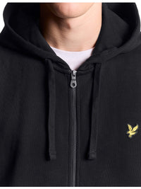Felpa Uomo Lyle & Scott Cappuccio e Zip Loopback | Wellington
