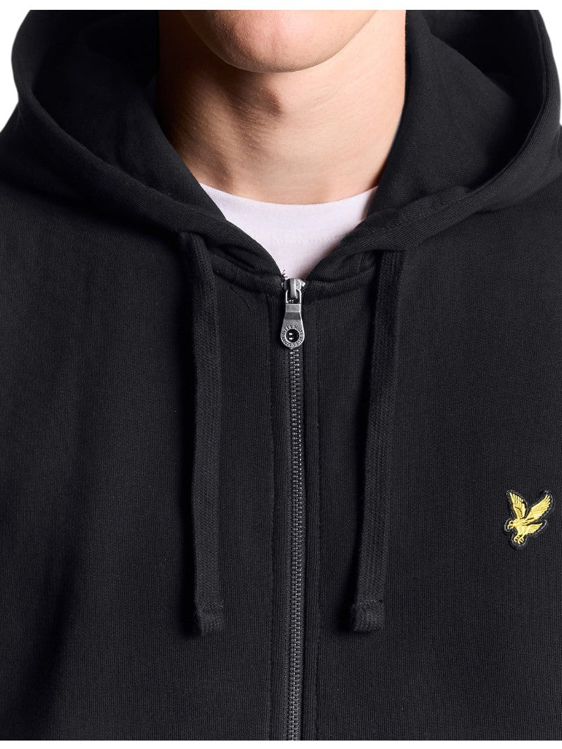 Felpa Uomo Lyle & Scott Cappuccio e Zip Loopback | Wellington