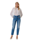 Jeans Donna Fracomina Carrot Mom Fit Medio | Wellington