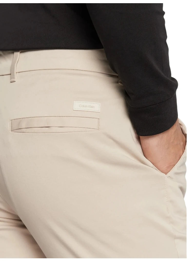 Chino Calvin Klein Uomo Slim Sateen Stretch | Wellington Jeans