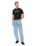 T-shirt Calvin Klein Double Logo 100% Cotone | Wellington Jeans