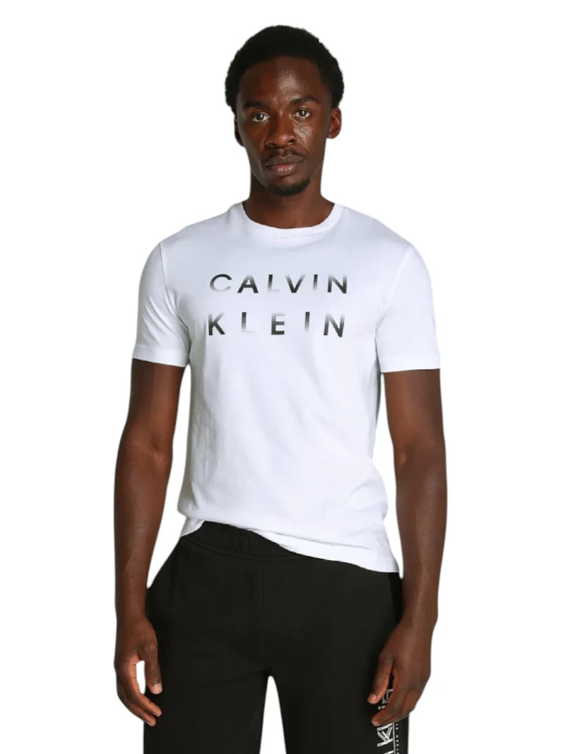 T-shirt Uomo Calvin Klein Logo Enlarged Cotone | Wellington