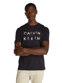 T-shirt Uomo Calvin Klein Logo Enlarged Cotone | Wellington
