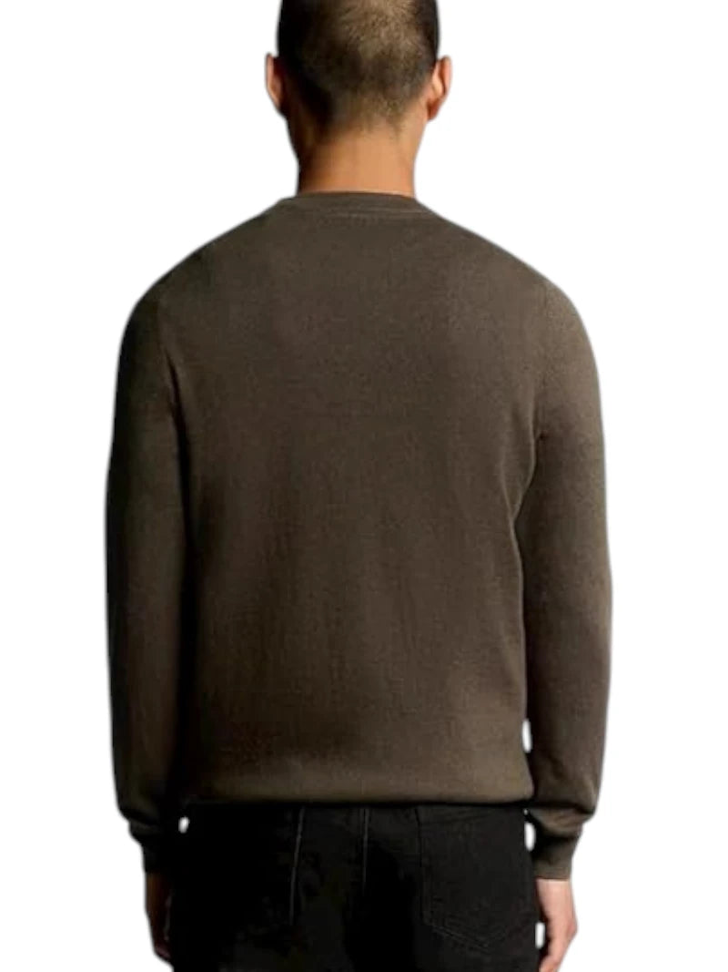 Maglione Lyle & Scott Girocollo Cotone Merino | Wellington Jeans