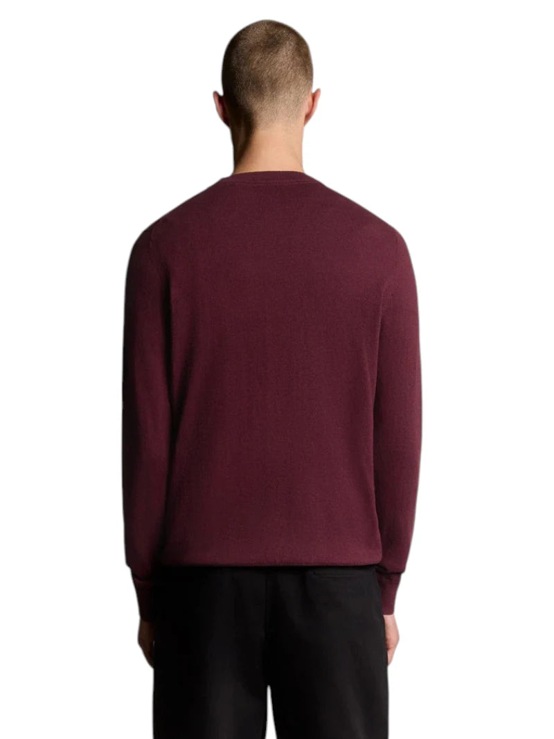 Maglione Lyle & Scott Girocollo Cotone Merino | Wellington Jeans