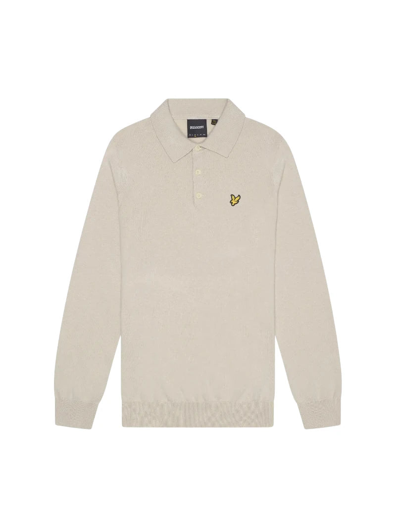 Polo Lyle & Scott Manica Lunga Maglia Merino | Wellington Jeans
