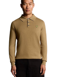 Polo Lyle & Scott Manica Lunga Maglia Merino | Wellington Jeans