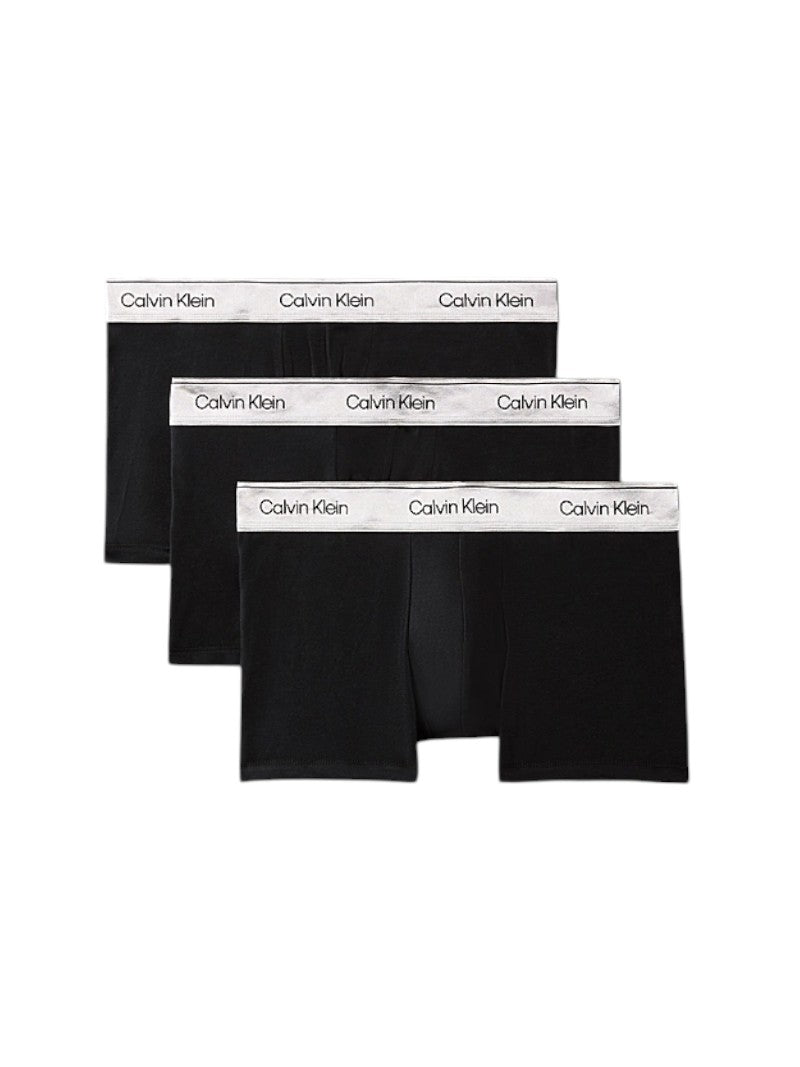 Boxer Uomo Calvin Klein Icon Cotton Stretch 3-Pack Metallo
