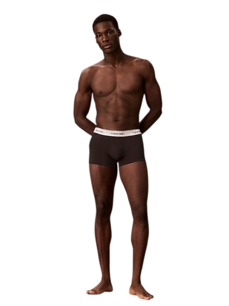 Boxer Uomo Calvin Klein Icon Cotton Stretch 3-Pack Metallo