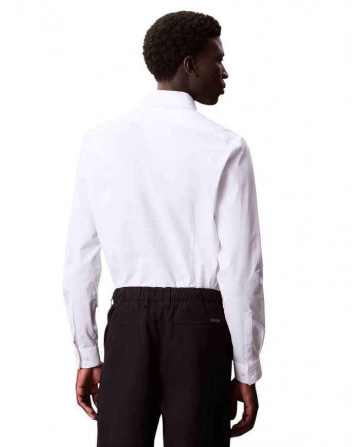 Camicia Calvin Klein Slim Fit Popeline Elasticizzato | Wellington Jeans