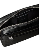 Pochette da Polso Calvin Klein con Logo Signature in Ecopelle Martellata