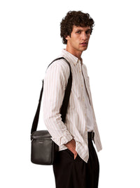 Borsa Reporter Uomo Calvin Klein Micro Martellata