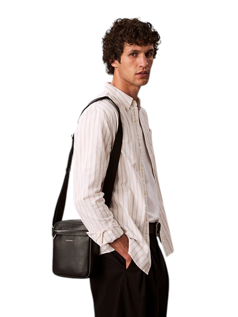 Borsa Reporter Uomo Calvin Klein Micro Martellata