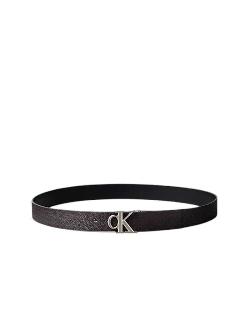 Cintura Uomo Calvin Klein Pelle Double Face Monogramma