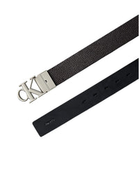 Cintura Uomo Calvin Klein Pelle Double Face Monogramma
