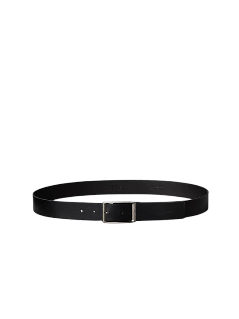 Cintura Uomo Calvin Klein in Pelle Casual Round Buckle