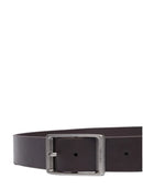 Cintura Uomo Calvin Klein in Pelle Casual Round Buckle