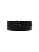 Cintura Calvin Klein Donna Round CK Buckle Pelle | Wellington Jeans