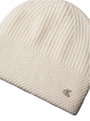Berretto Donna Calvin Klein in Misto Lana con Monogramma