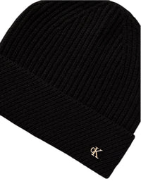 Berretto Donna Calvin Klein in Misto Lana con Monogramma