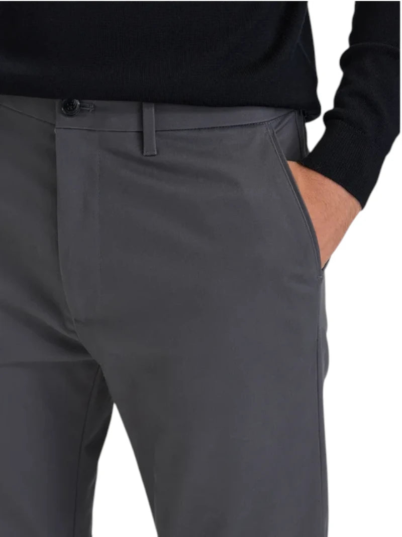 Pantaloni Chino Uomo Calvin Klein Slim in Raso
