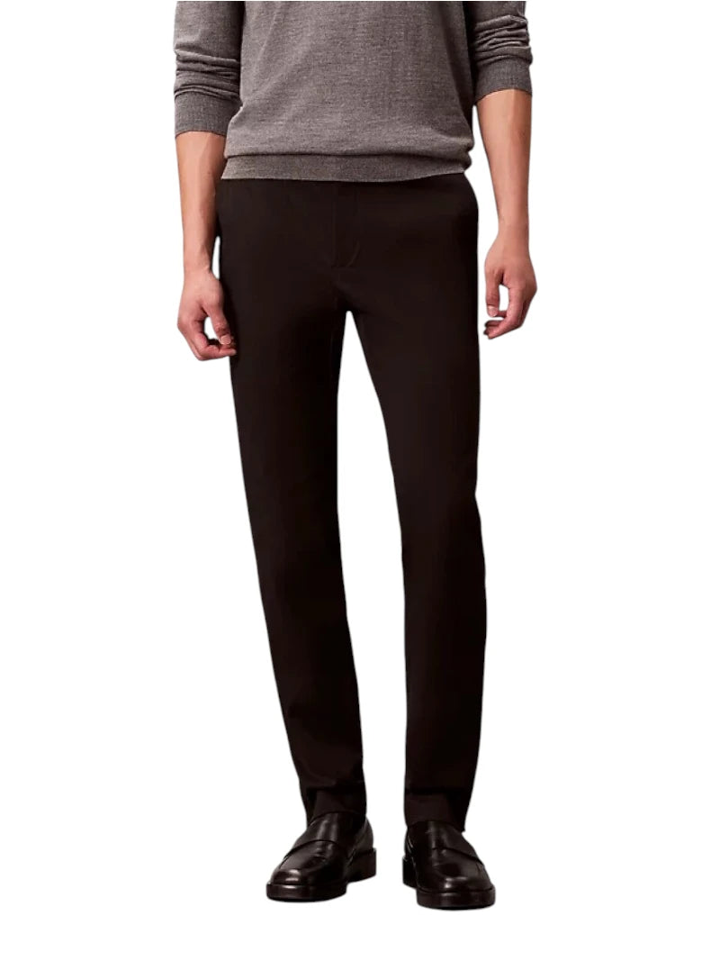Pantaloni Chino Uomo Calvin Klein Slim in Raso