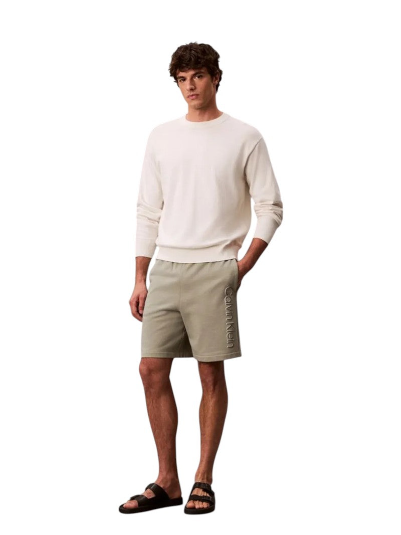Bermuda Calvin Klein Graphic Logo Terry in Spugna | Wellington Jeans